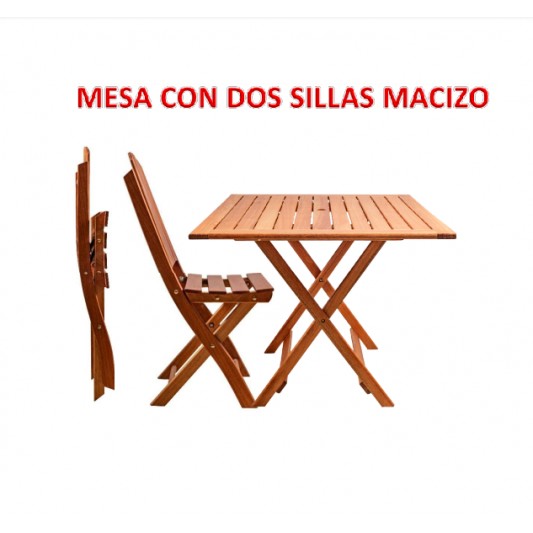 ADM MESA CUADRADA PLEGABLE+2 SILLAS... ADM MESA CUADRADA PLEGABLE+2 SILLAS...