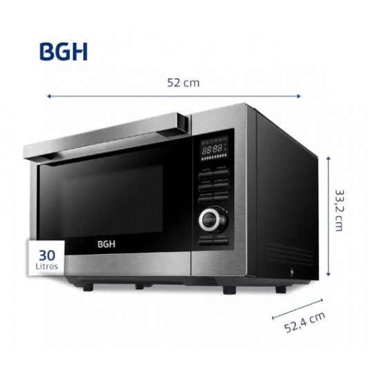 BGH MICROONDAS B-330DFN24 AIRFRYER... BGH MICROONDAS B-330DFN24 AIRFRYER...