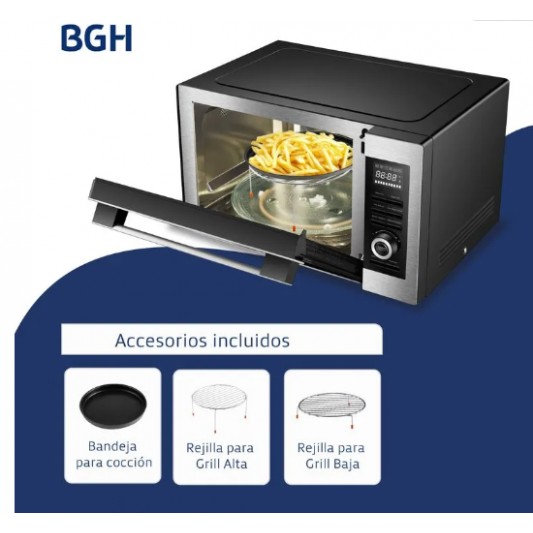 BGH MICROONDAS B-330DFN24 AIRFRYER... BGH MICROONDAS B-330DFN24 AIRFRYER...