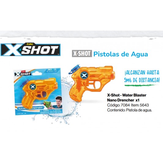 ZURU X-SHOT WATER BLASTER NANO 7084-5643