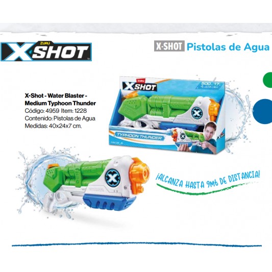 ZURU X-SHOT WATER BLASTER MED 4959-01228