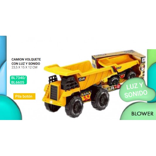 BLOWER CAMION VOLQUETE CON LUZ Y...