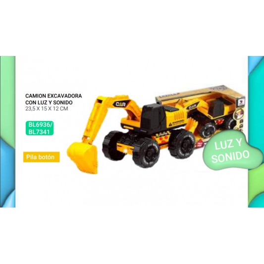 BLOWER CAMION EXCAVADORA CON LUZ Y...