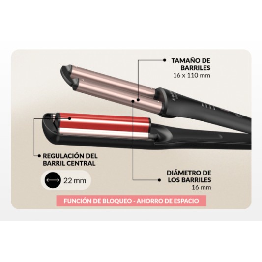 GA.MA RIZADOR DE CABELLOS X-WAVES... GA.MA RIZADOR DE CABELLOS X-WAVES...