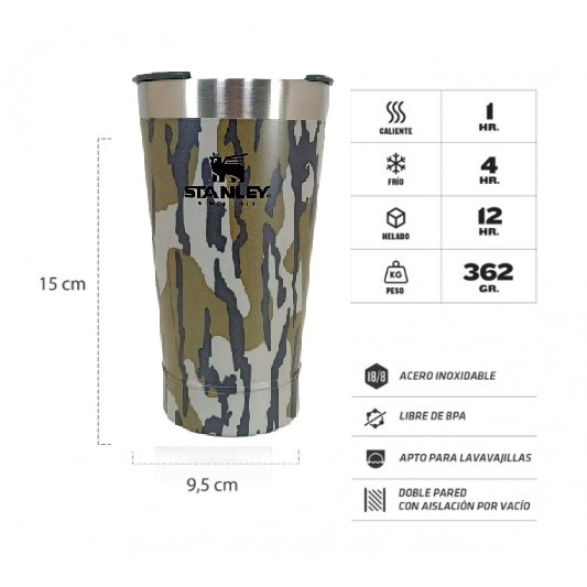 STANLEY VASO CON DESTAPADOR... STANLEY VASO CON DESTAPADOR...