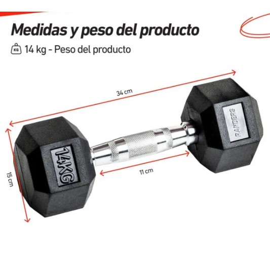 RANDERS MANCUERNA EXAGONAL ENGOMADA... RANDERS MANCUERNA EXAGONAL ENGOMADA...