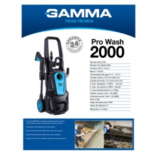 GAMMA HIDROLAVADORA M.G2517... 2