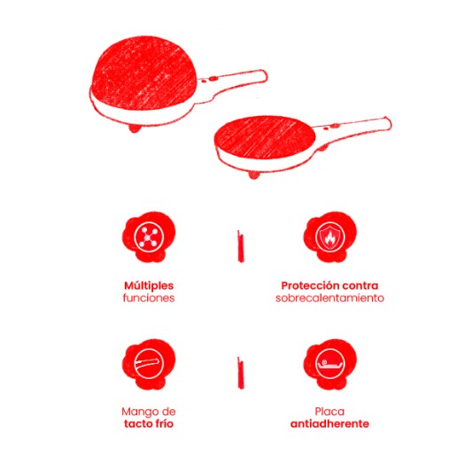 DAEWOO PANQUEQUERA DPP-746 2 EN 1...