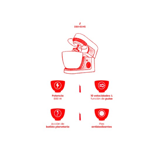 DAEWOO BATIDORA PLANETARIA DSX-5045N...