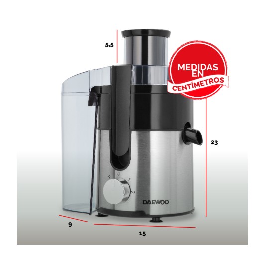 DAEWOO EXTRACTOR DE JUGO DJE-1845A INOX