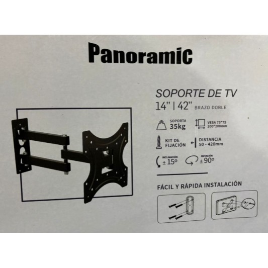 PANORAMIC SOPORTE PARA TV WMBD-42 14...