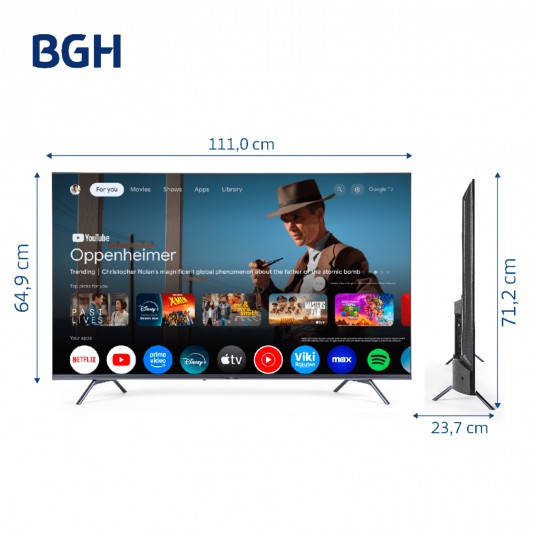 BGH LED 50" B5024US6G GOOGLE TV HDMI...