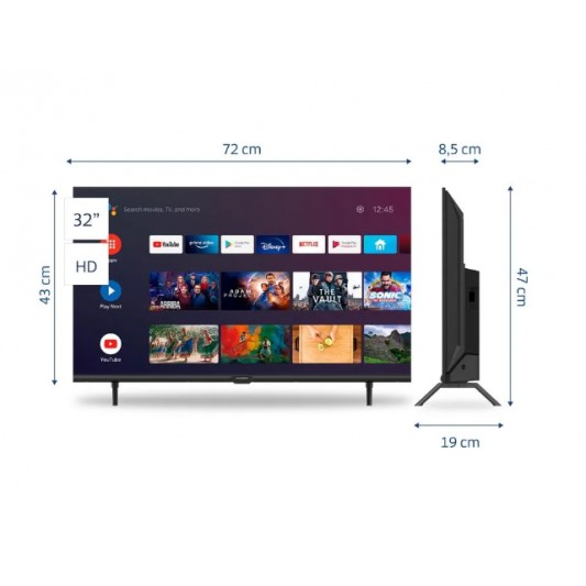 BGH LED 32" B-3225S5A ANDROID TV HD...