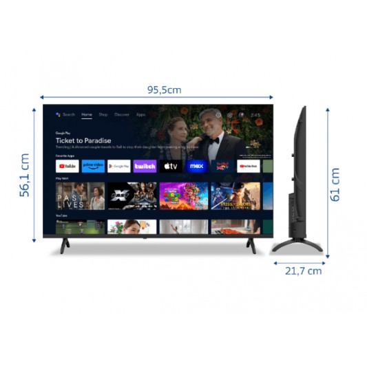 BGH LED 43" B-4325FS5A ANDROID TV FHD...