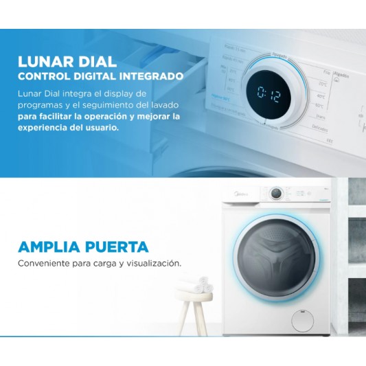 MIDEA LAVARROPAS MF-100W60/W-A01 6KG...
