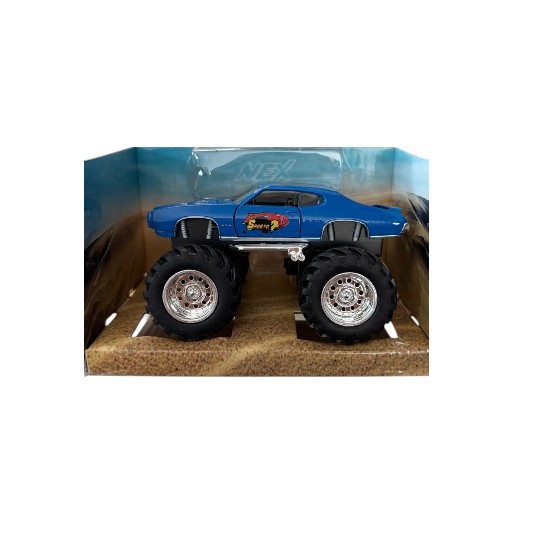 MATTEL WELLY 1969 PONTIAC GTO AZUL...