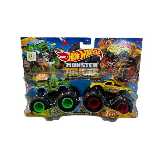 HOT WHEELS MONSTER TRUCKS BUNS OF... HOT WHEELS MONSTER TRUCKS BUNS OF...