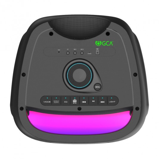 GCA PARLANTE ROCKET 10" X2 100W LED...