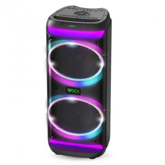 GCA PARLANTE ROCKET 10" X2 100W LED...