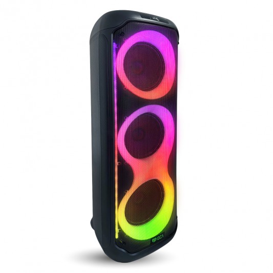 GCA PARLANTE VOLKANO 8" X3 50W LED FM...