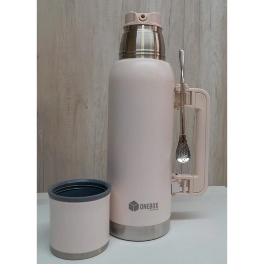 ONEBOX SET MATERO OB-T10 1L PINK WHITE