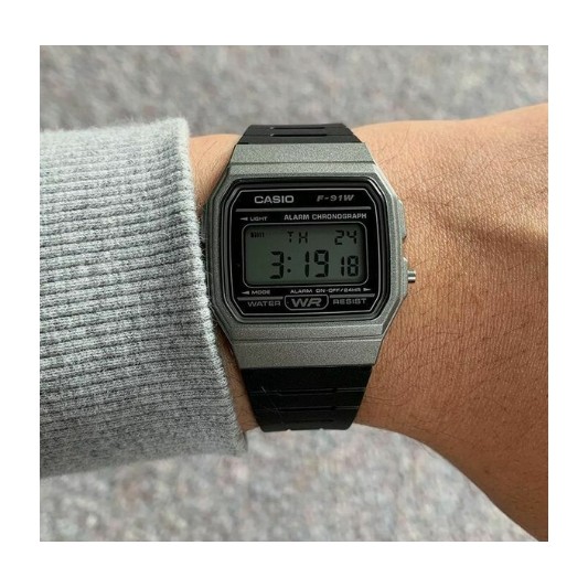 CASIO RELOJ PULSERA VINTAGE F-91W-1BDF
