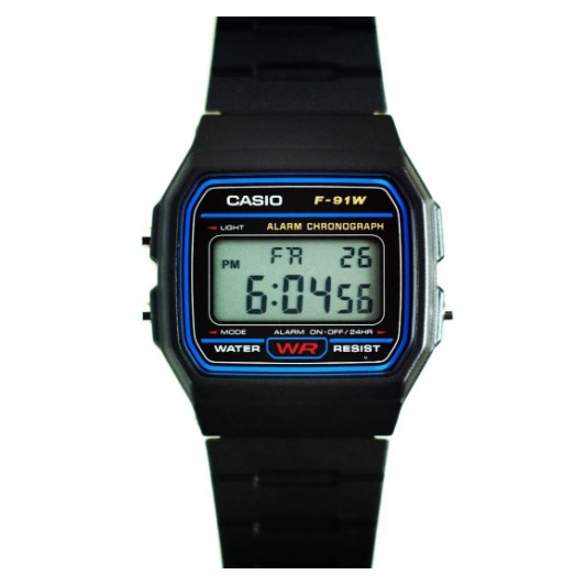CASIO RELOJ PULSERA VINTAGE F-91W-1DG