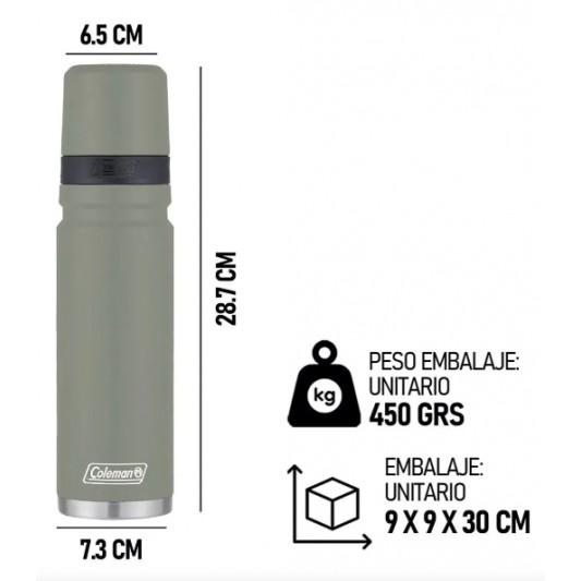 COLEMAN TERMO INOX 2166317 700ML GRIS...
