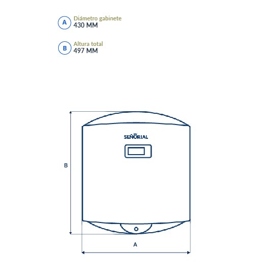 SEÑORIAL TERMO BLACK 2.0 TSBE40 40LT...