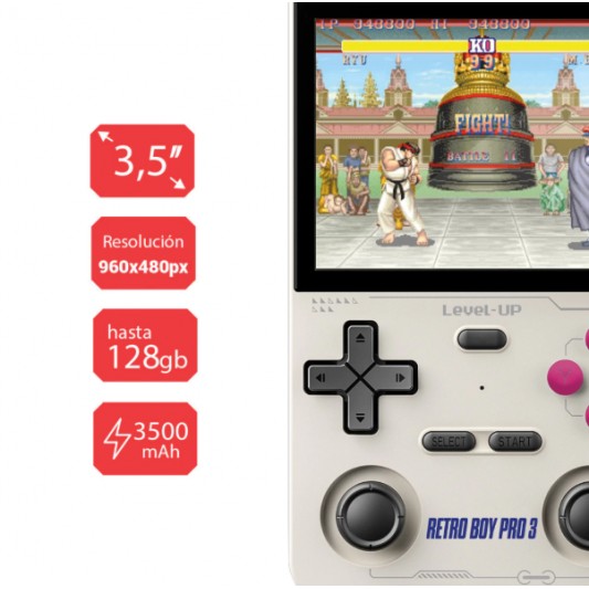 LEVEL UP RETRO BOY PRO 3 PORTATIL