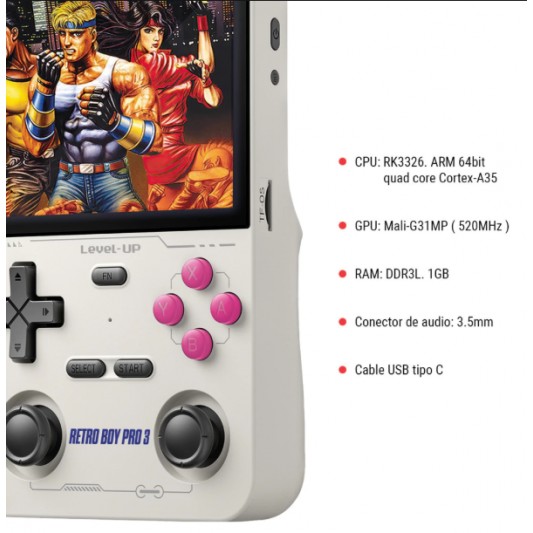 LEVEL UP RETRO BOY PRO 3 PORTATIL