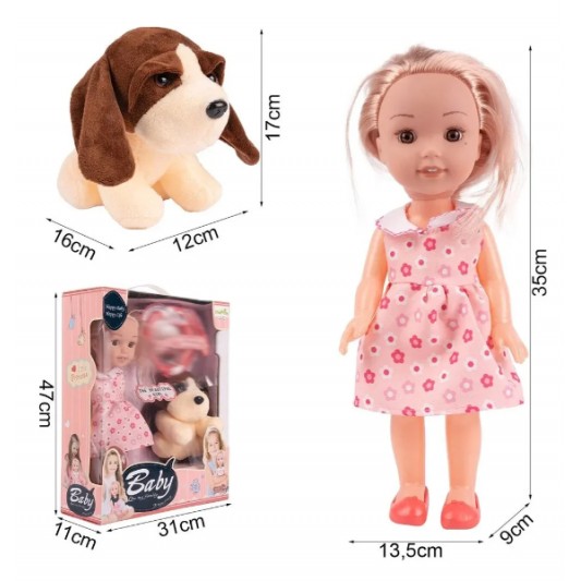 BLOWER MUÑECA AGUS CON PERRO BL9120