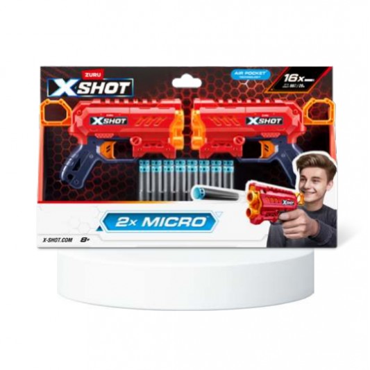 ZURU X-SHOT EXCEL MICRO 2.0 DOUBLE 7439