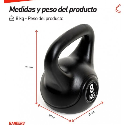 RANDERS PESA RUSA KET-008 PVC 8KG