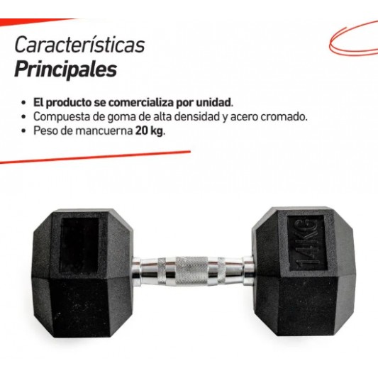 RANDERS MANCUERNA EXAGONAL ENGOMADA...