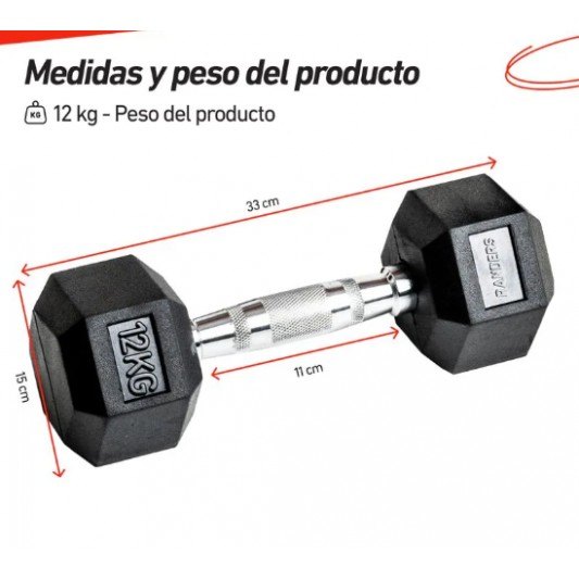 RANDERS MANCUERNA EXAGONAL ENGOMADA...