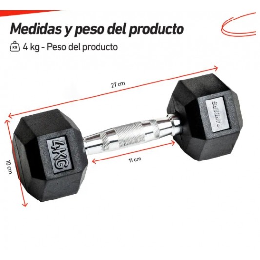 RANDERS MANCUERNA EXAGONAL ENGOMADA...