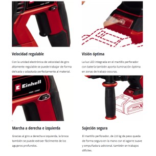 EINHELL ROTOMARTILLO TE-HD-... 2