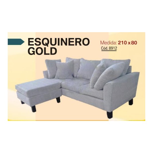 ESQUINERO LANUS CONFORT GOLD GRIS PLATA ESQUINERO LANUS CONFORT GOLD GRIS PLATA