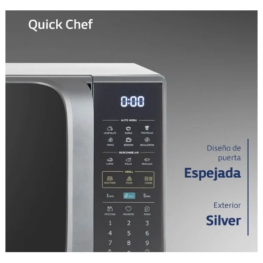 BGH MICROONDAS B-228DS20I QUICK CHEF... BGH MICROONDAS B-228DS20I QUICK CHEF...