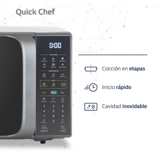 BGH MICROONDAS B-120DS20I QUICK CHEF... BGH MICROONDAS B-120DS20I QUICK CHEF...