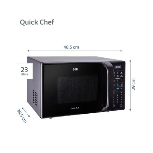 BGH MICROONDAS B-223DN20I QUICK CHEF... BGH MICROONDAS B-223DN20I QUICK CHEF...