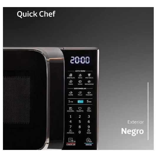 BGH MICROONDAS B-120DN20I QUICK CHEF... BGH MICROONDAS B-120DN20I QUICK CHEF...