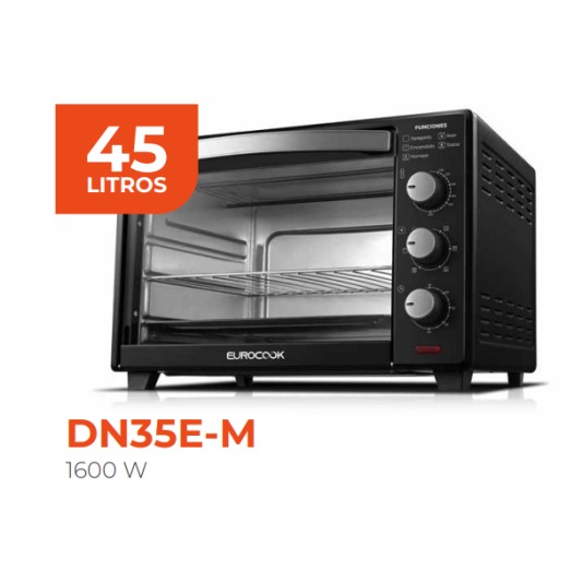 HORNO EUROCOOK EOEC-DN35E-M-KI 45LT... HORNO EUROCOOK EOEC-DN35E-M-KI 45LT...