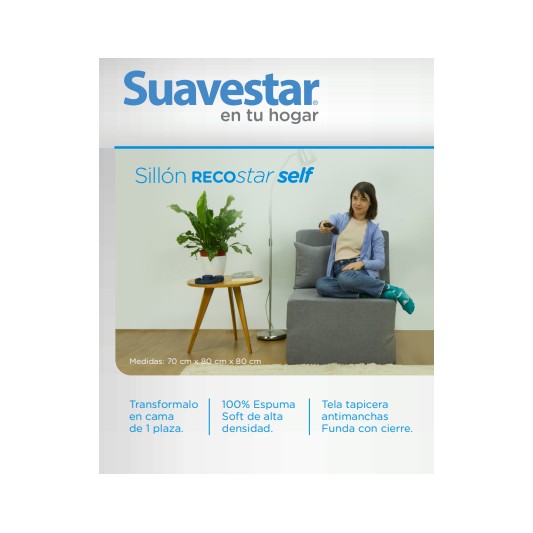 SUAVESTAR SILLON RECOSTAR SELF 080X070