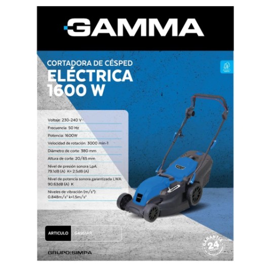 GAMMA CORTADORA DE CESPED G-4951AR...
