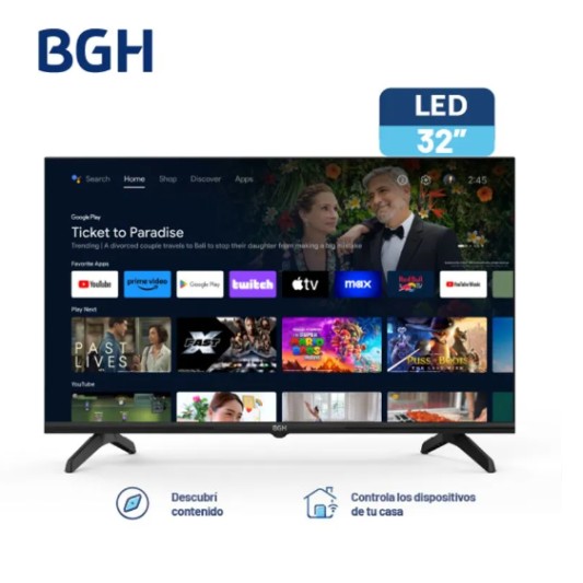 BGH LED 32" B-3225G5A ANDROID TV HD... BGH LED 32" B-3225G5A ANDROID TV HD...