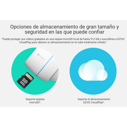 EZVIZ CAMARA DE SEGURIDAD H3C-2MP...