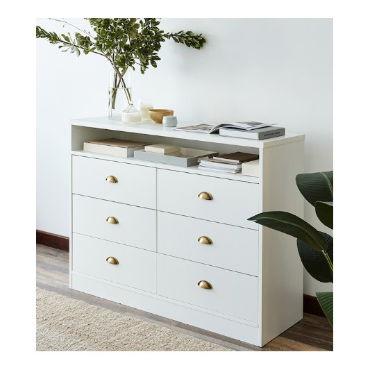 SILCAR COMODA VINTA 1200MM TAPA BLANCO