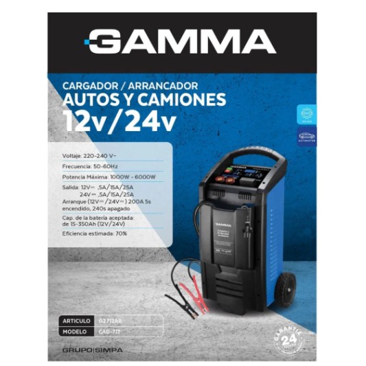GAMMA CARGADOR BATERIA INTELIGENTE...